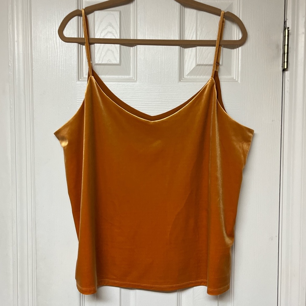 Banana Republic Golden Velvet Camisole Tank